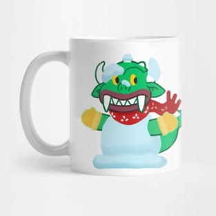 Hodag in Snowman Mug